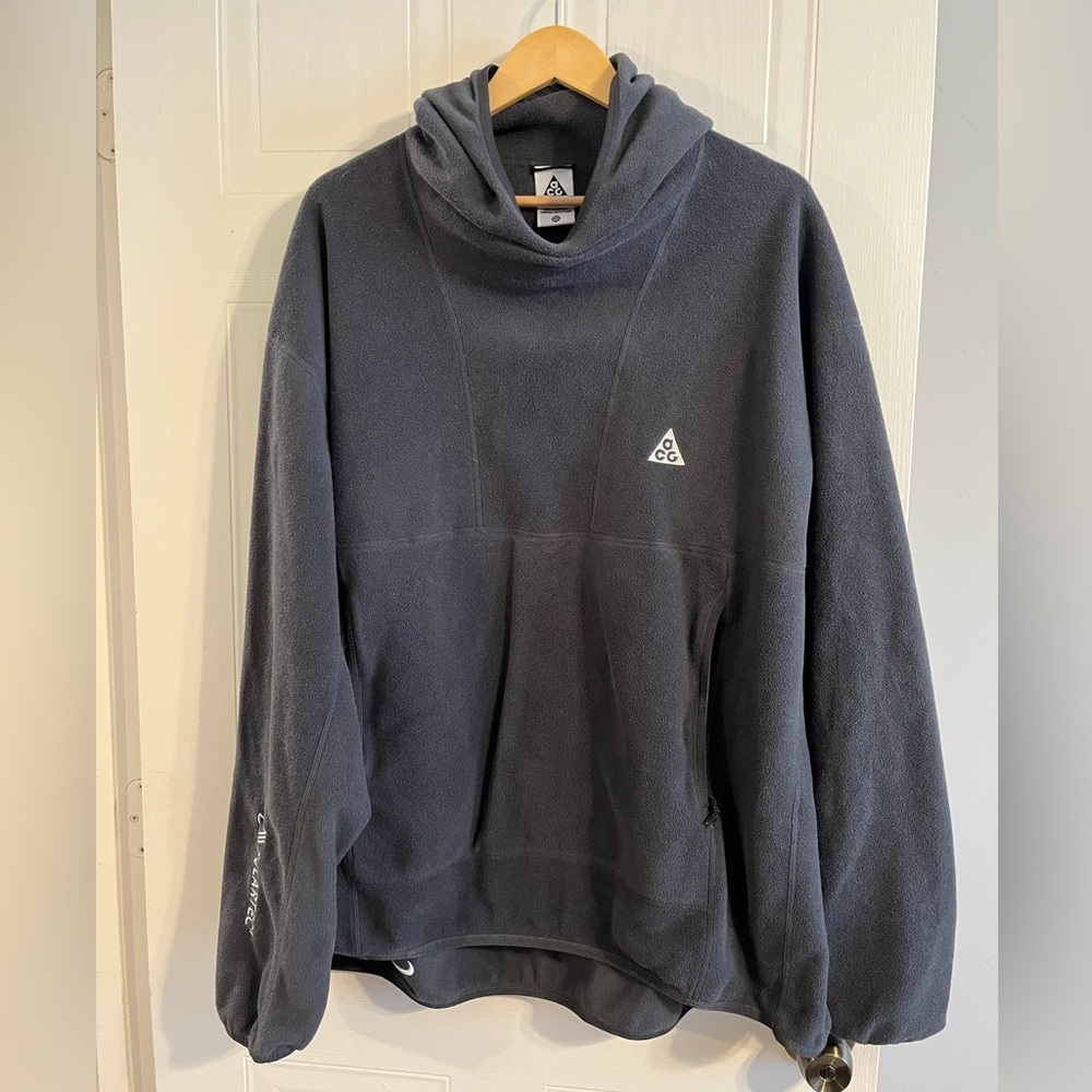 NIKE ACG WOLF TREE POLARTEC FLEECE HOODIE - SIZE 3X - Picture 2 of 12